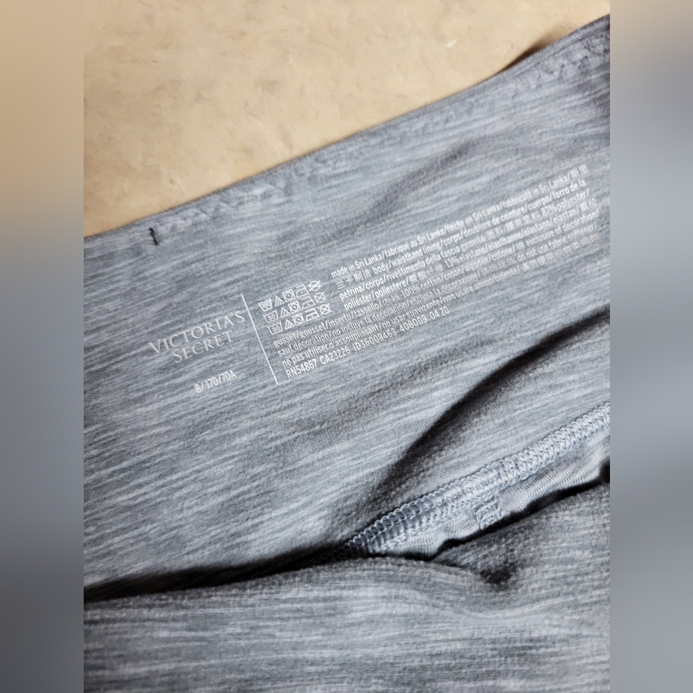 Victorias Secret Women's size 8 heather grey Leggings - Picture 5 of 9